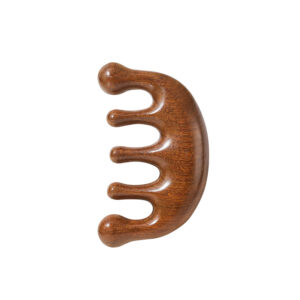 Wooden Scalp Massage Handmade 100% Natural Green Sandalwood Wide Tooth Combs Wood Massage Comb & Sandalwood Comb for Hair Care