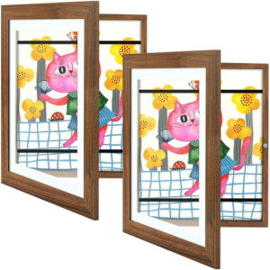 Art Wood Frames 10x12.5 Kids Art Picture Frames Front-Opening Design for Great Schoolwork Home Office Children's