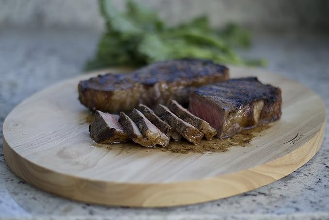 Beechwood Cutting Board with Juice Groove - Non-Slip Carving Board for Chefs & Home Cooking