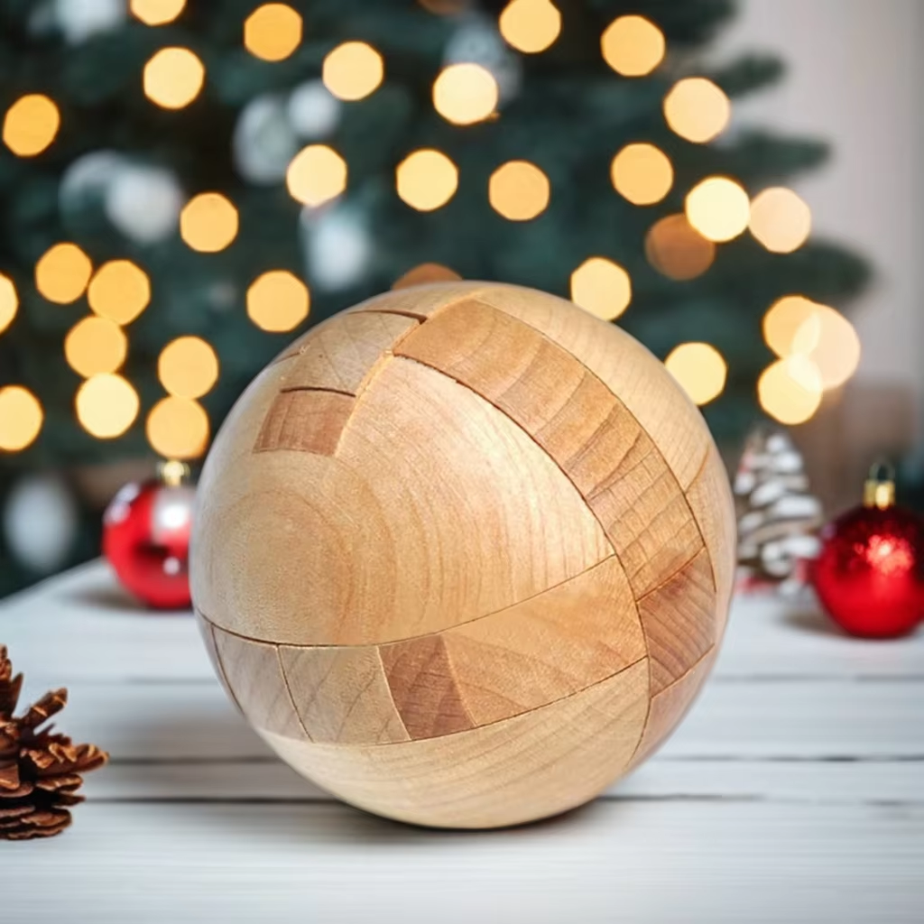 3D Wooden Puzzles Brain Teasers for Adults Interlocking Mechanical Handheld Mind Logic Puzzles Gift for Christmas and Birthdays wooden Puzzles Luban Lock - Image 3