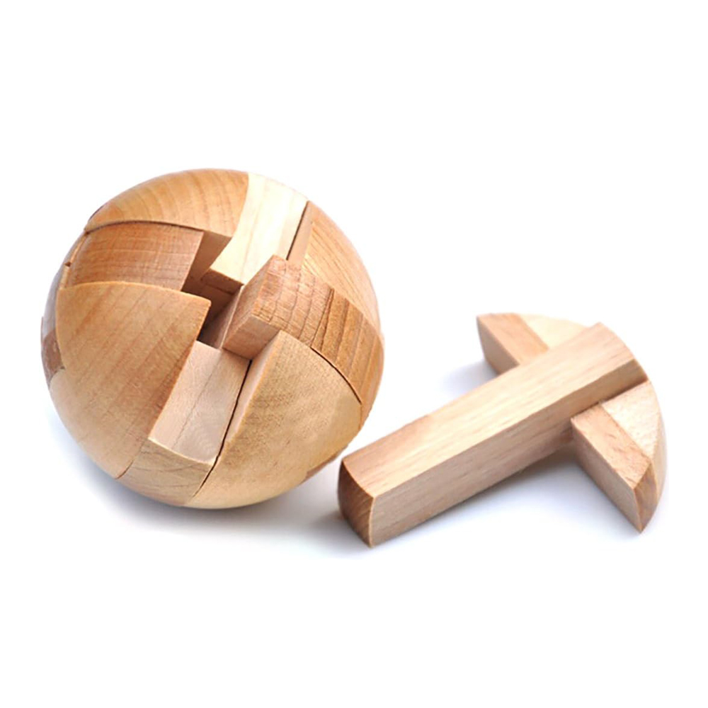 3D Wooden Puzzles Brain Teasers for Adults Interlocking Mechanical Handheld Mind Logic Puzzles Gift for Christmas and Birthdays wooden Puzzles Luban Lock - Image 5