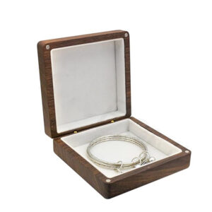 Vintage Jewelry Boxes square bracelet display case Jewelry gift box for bracelets Bracelet holder display wooden gift box