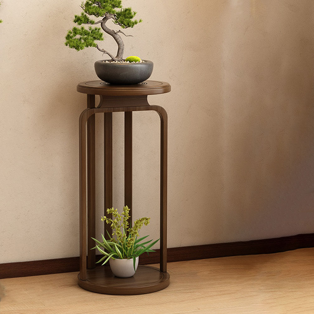 Bamboo plant stands for indoor plant holder stand wood plant stand Modern Flower Plant Shelf Holder - Image 5