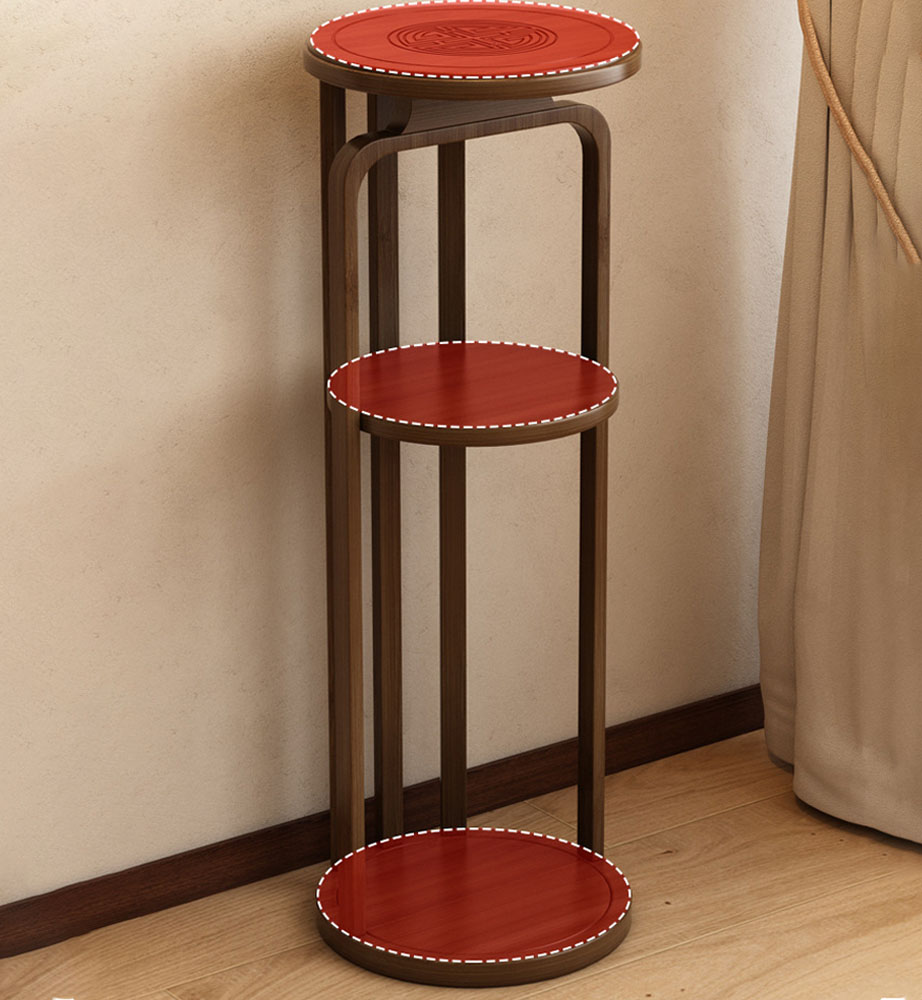 Bamboo plant stands for indoor plant holder stand wood plant stand Modern Flower Plant Shelf Holder - Image 7